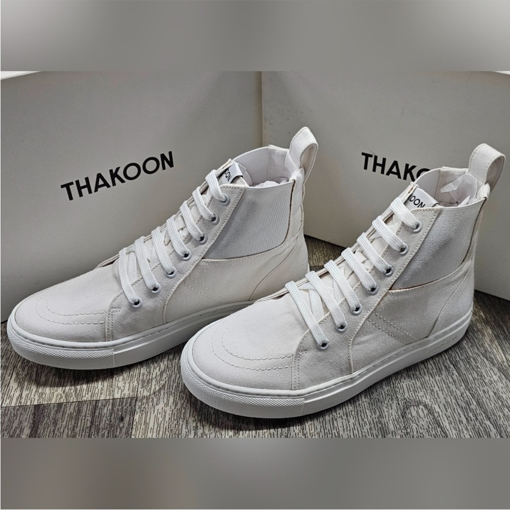 Thakoon high top sneakerss in white. NWT